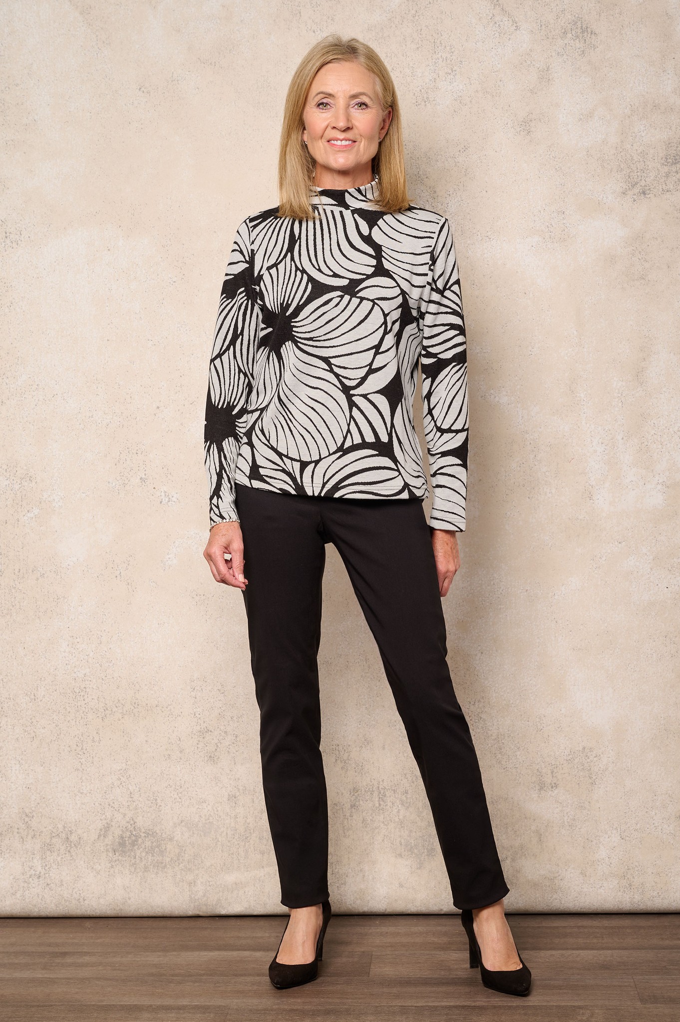 Robell Bella Full Length Trouser Black 90
