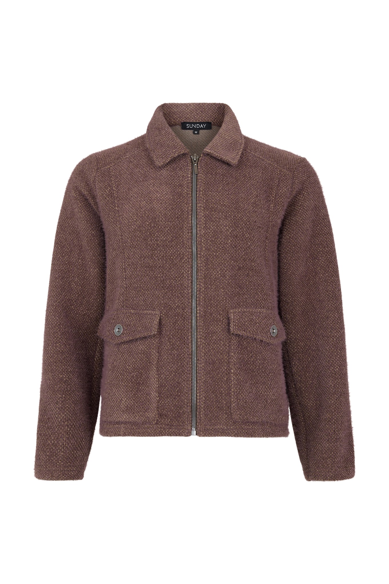 Sunday Brienna Jacquard Jacket Truffle Brown 394