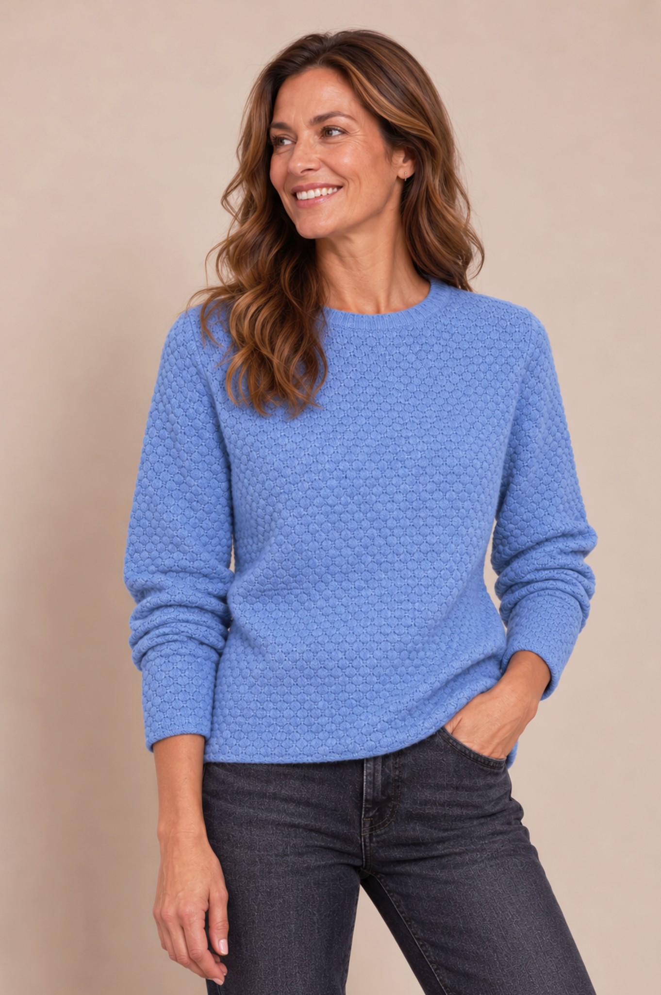 Skovhuus Jenni Organic Knit Jumper Light Blue 2030
