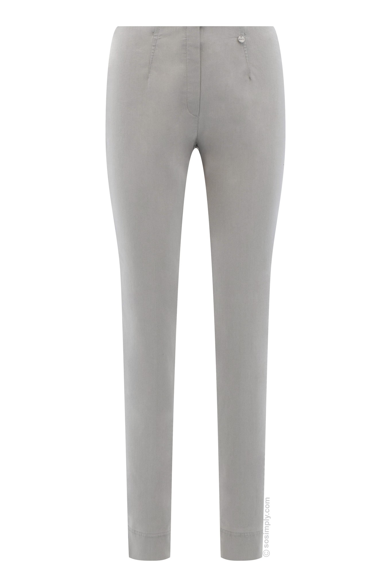 Robell Marie Petite Denim Jean Silver Grey 91