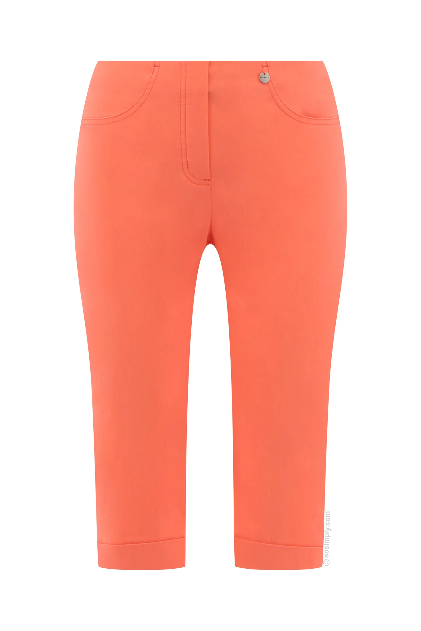 Robell Bella 05 Shorts Salmon 320