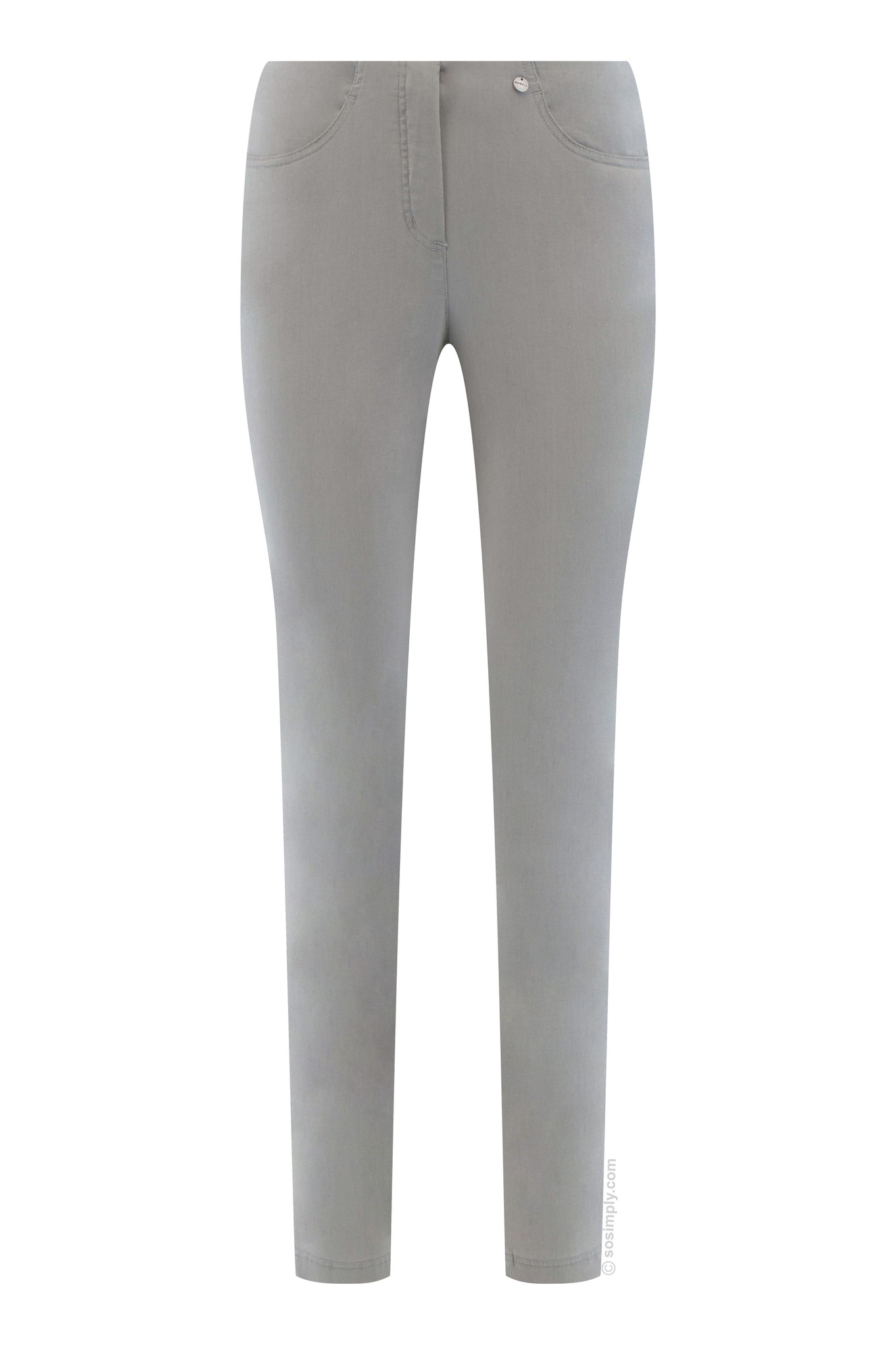 Robell Bella Denim Jean Silver Grey 91