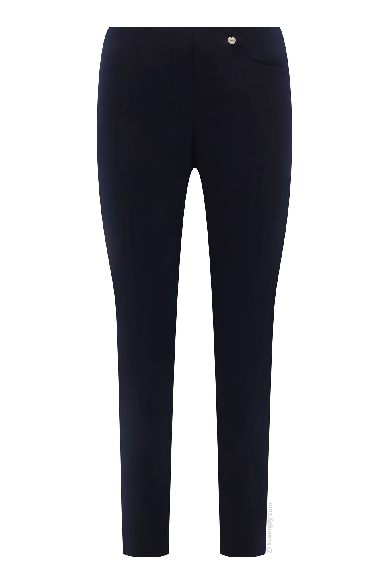 Robell Bella 09 Cotton Luster Stretch Navy 69