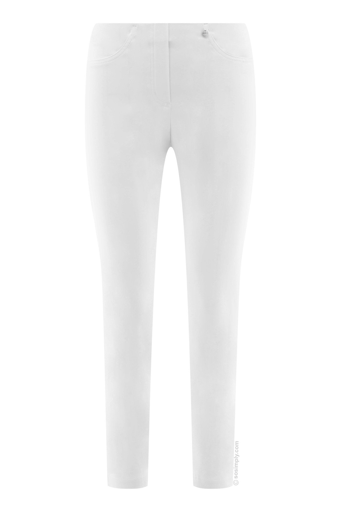 Robell Bella 09 Cotton Luster Stretch White 10