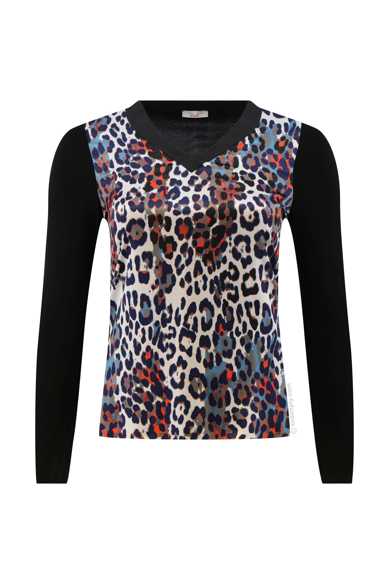 ROB Mila Animal Top Orange Blue 32