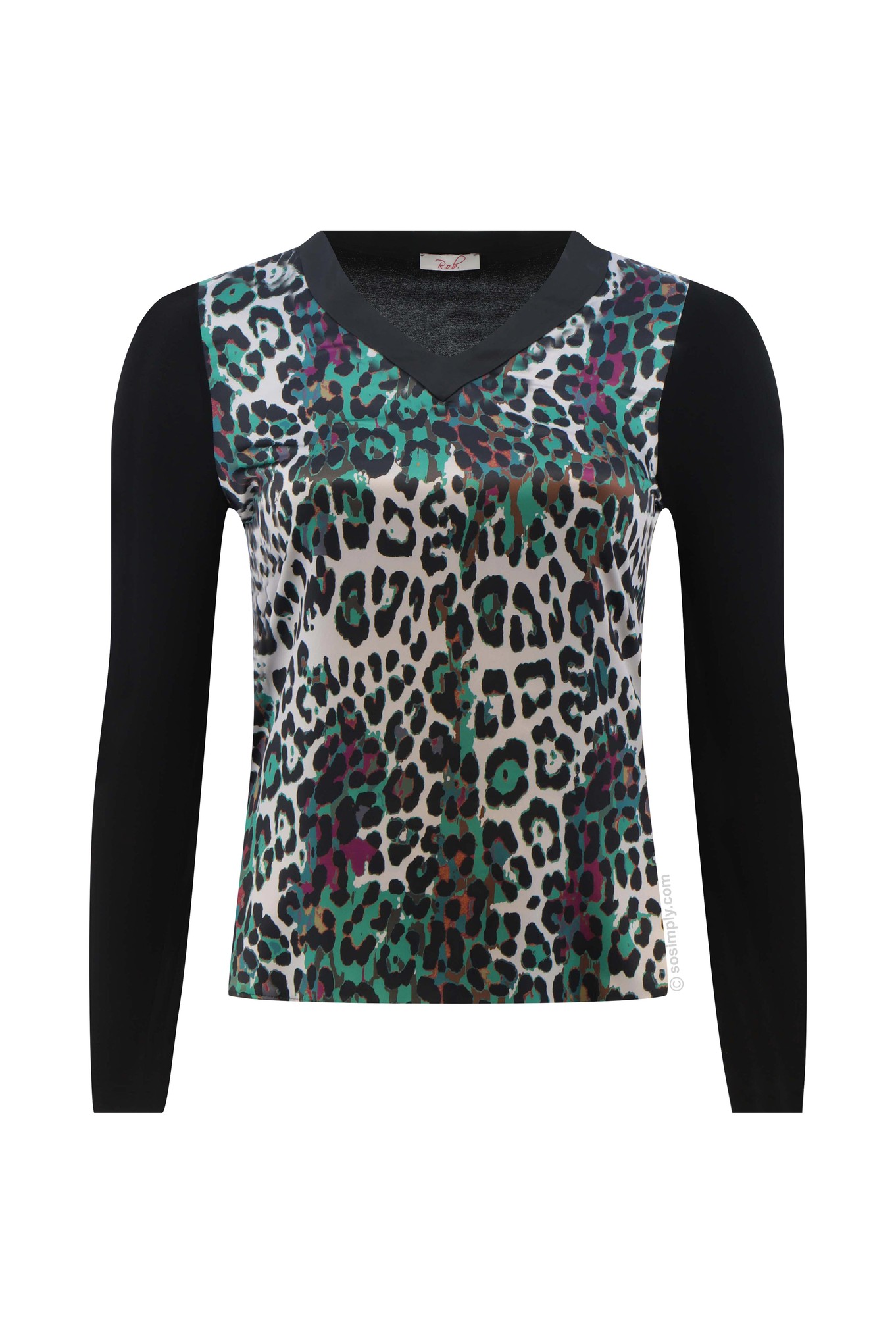 ROB Mila Animal Top Green & Purple 70