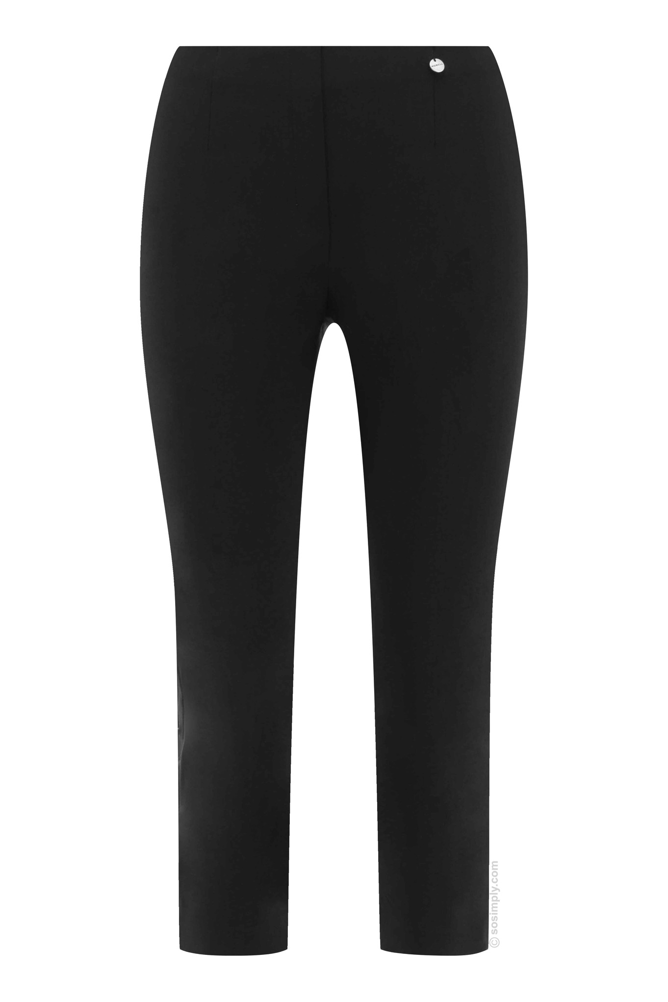 Robell Marie 07 Eyelet Crop  Black 90