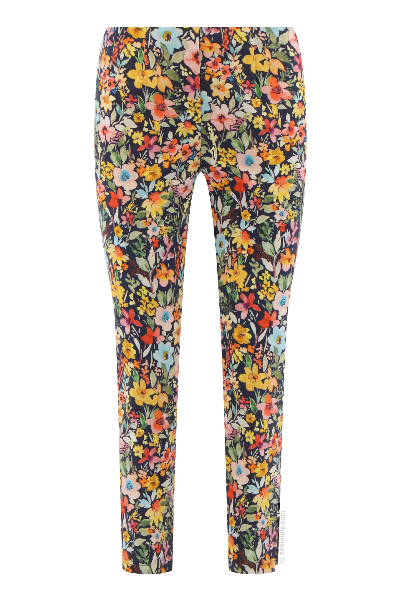 Robell Lena 09 Floral Frenzy Ankle Grazers