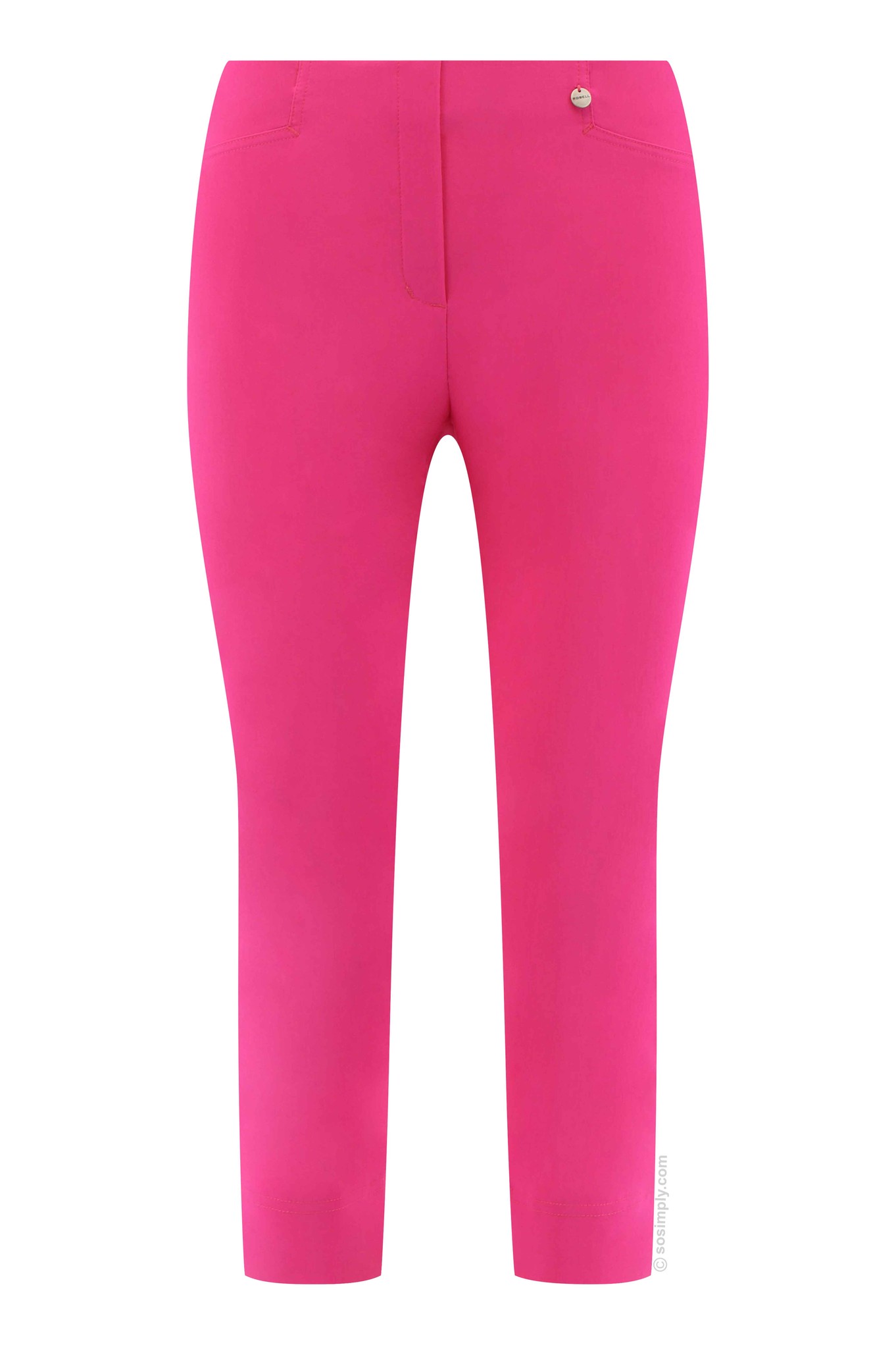 Robell Rose 07 Cropped Trousers Cabaret Pink 433