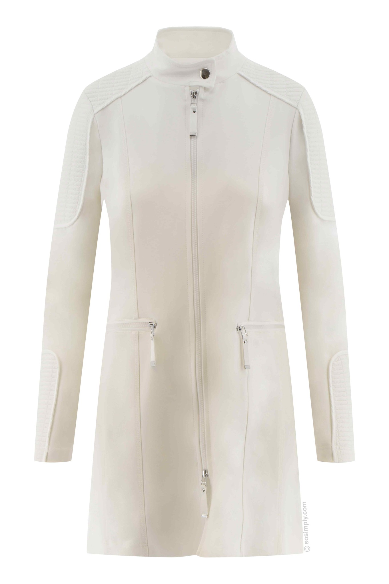 I'cona Luxe Active Long Zip Up Jacket - So Simply