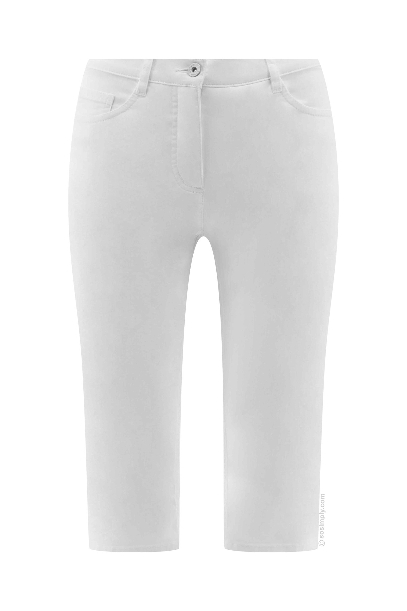 Robell Chris 05 Cotton Shorts White 10