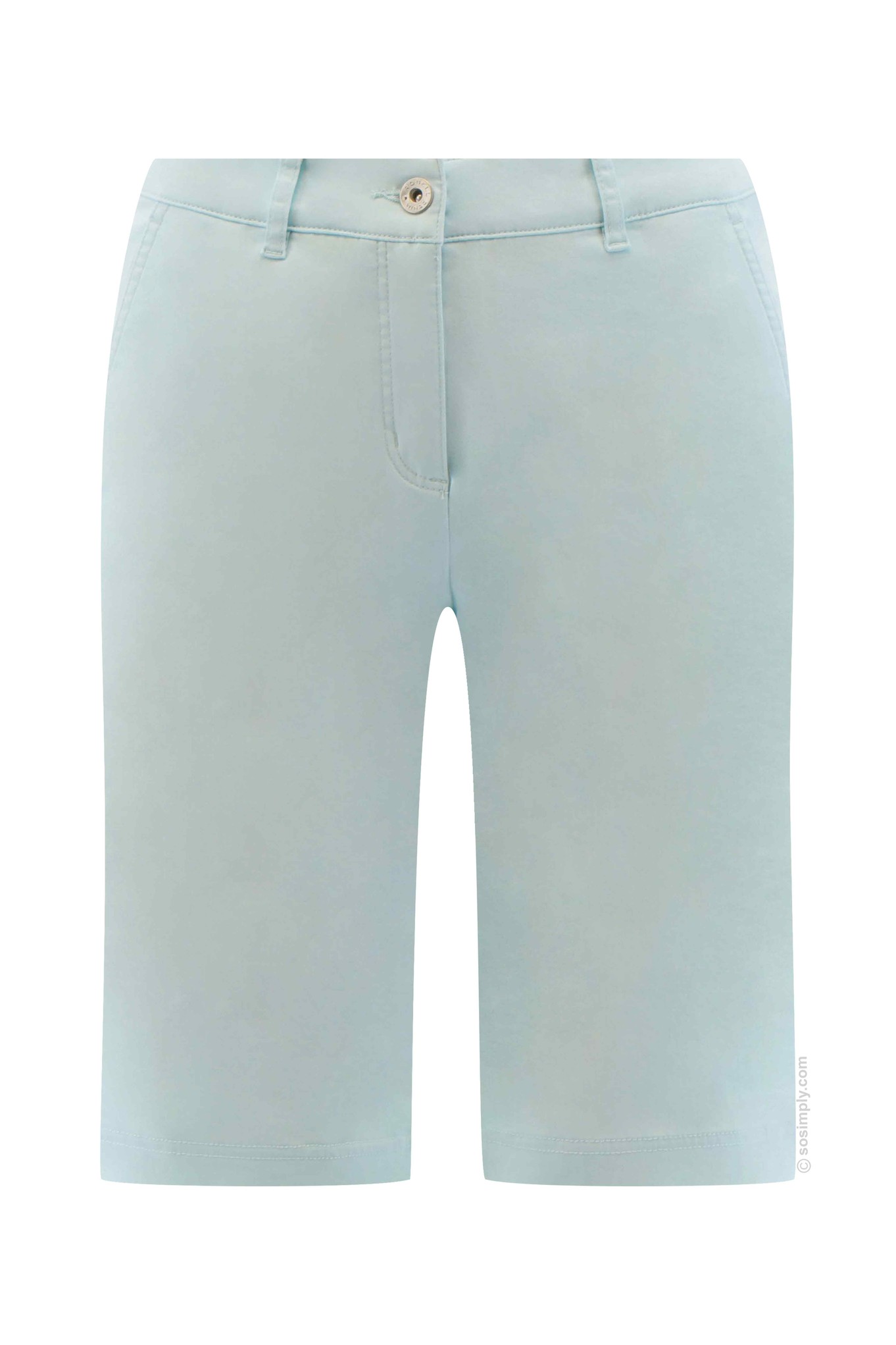 Robell Megan 04 Cotton Shorts Chalk Blue 71