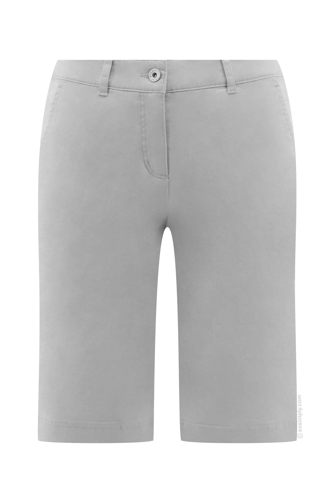 Robell Megan 04 Cotton Shorts Stone Grey 92