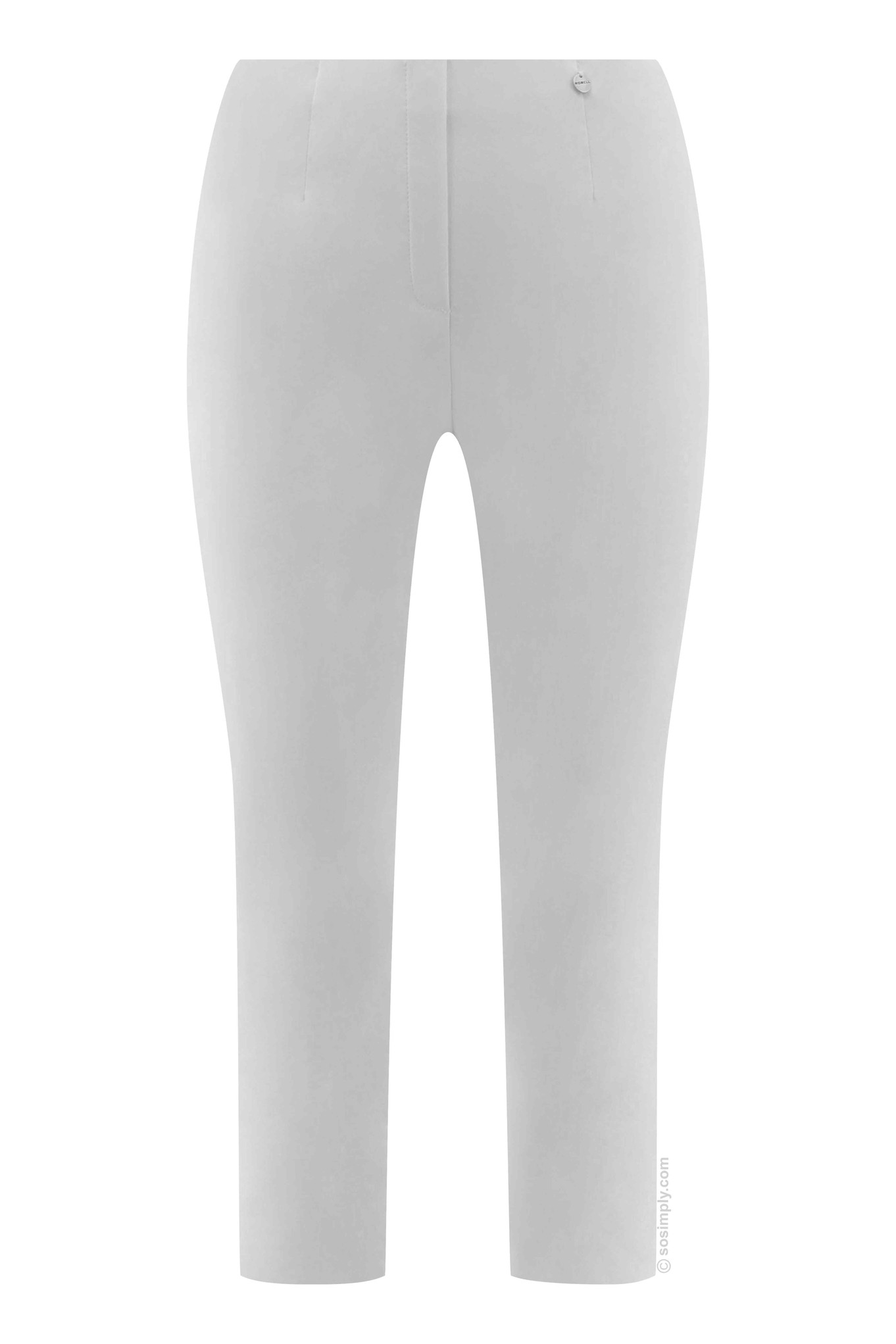 Robell Marie 07 Eyelet Crop  White 10