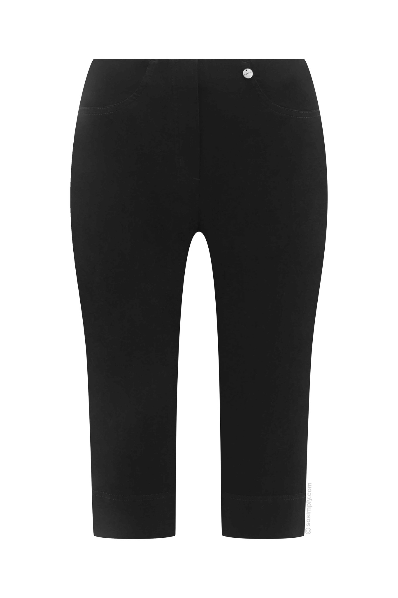 Robell Bella 05 Denim Shorts Black 90