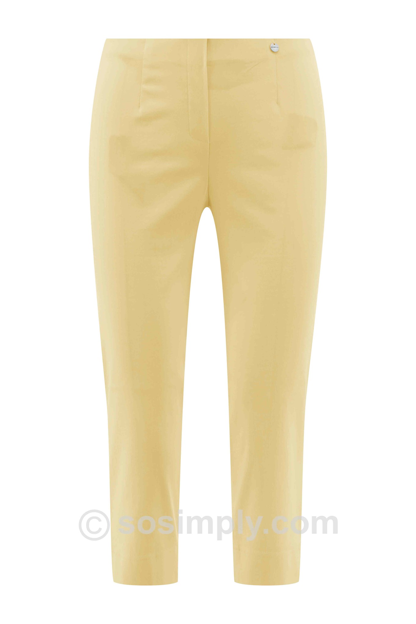 Robell Marie 07 Crop Trouser Vanilla 22