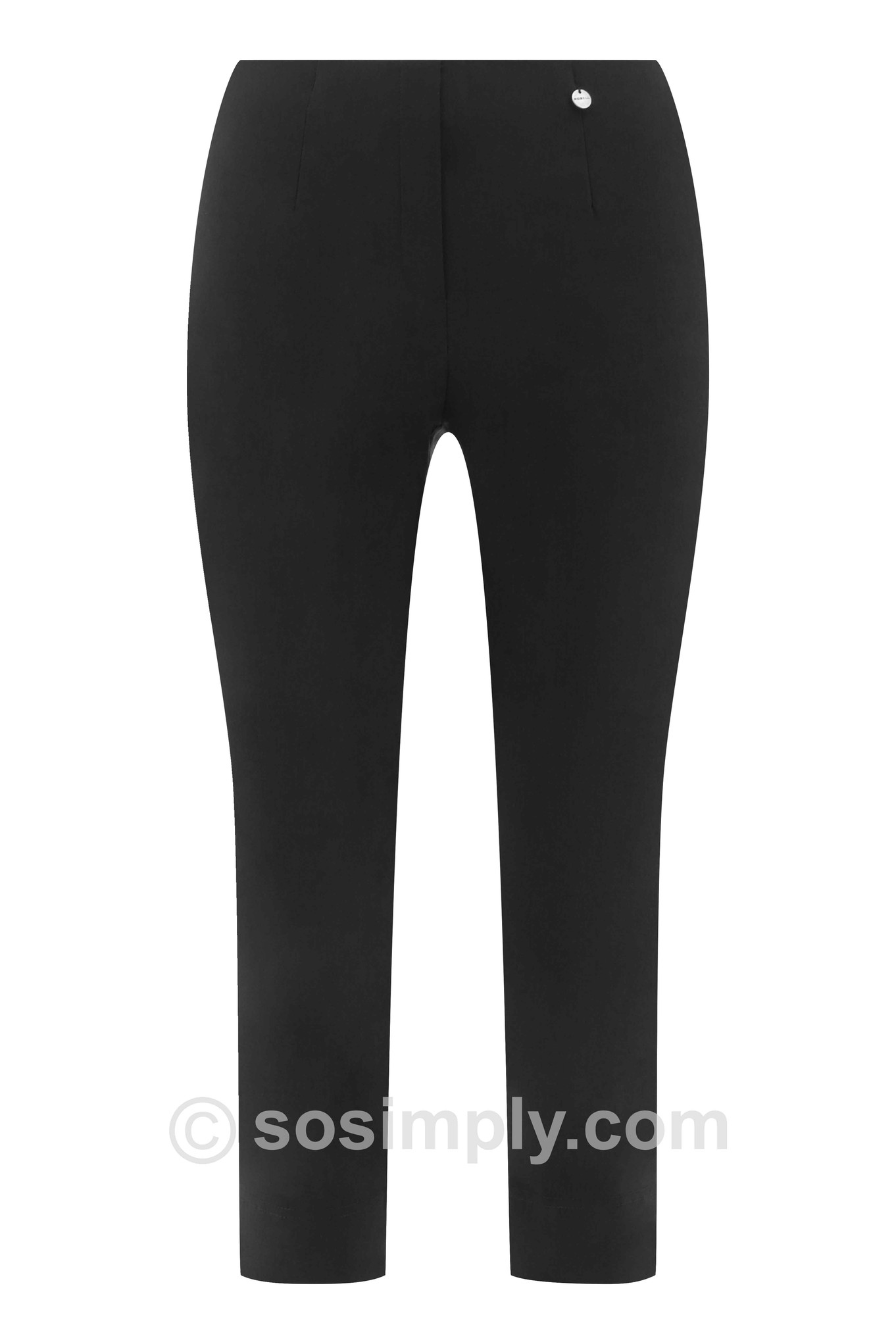 Robell Marie 07 Crop Trouser Black 90