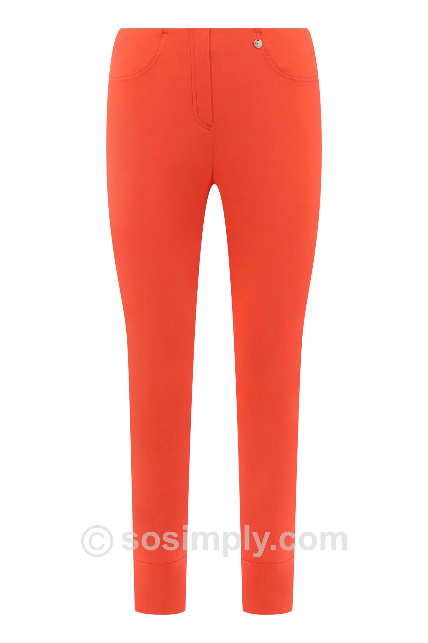 Robell Bella 09 Ankle Grazer Hot Coral 330