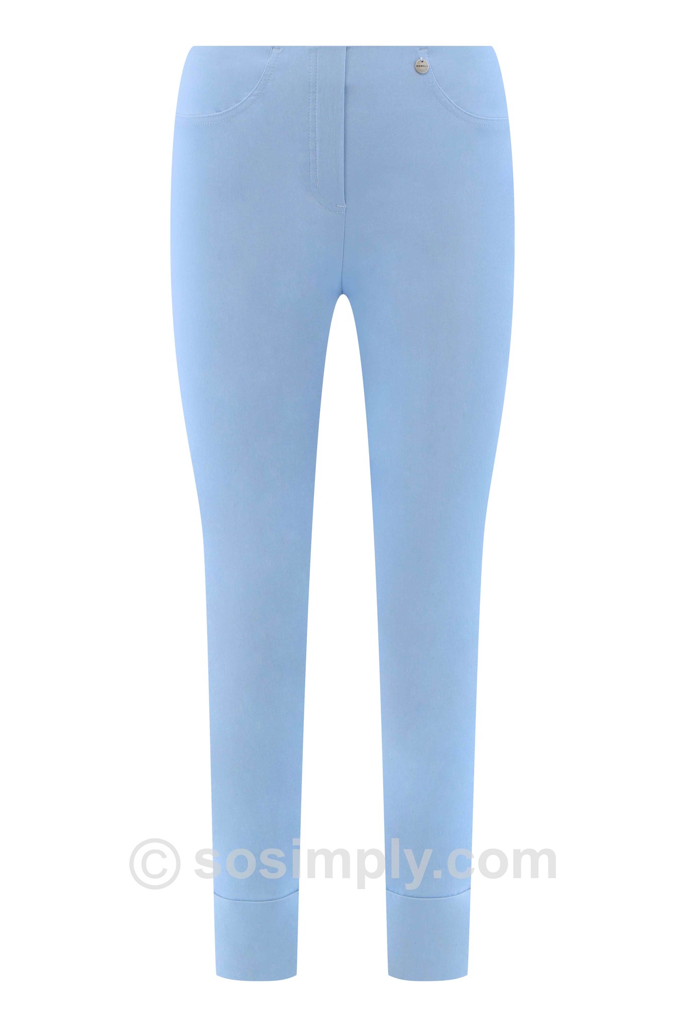 Robell Bella 09 Ankle Grazer Light Blue 611