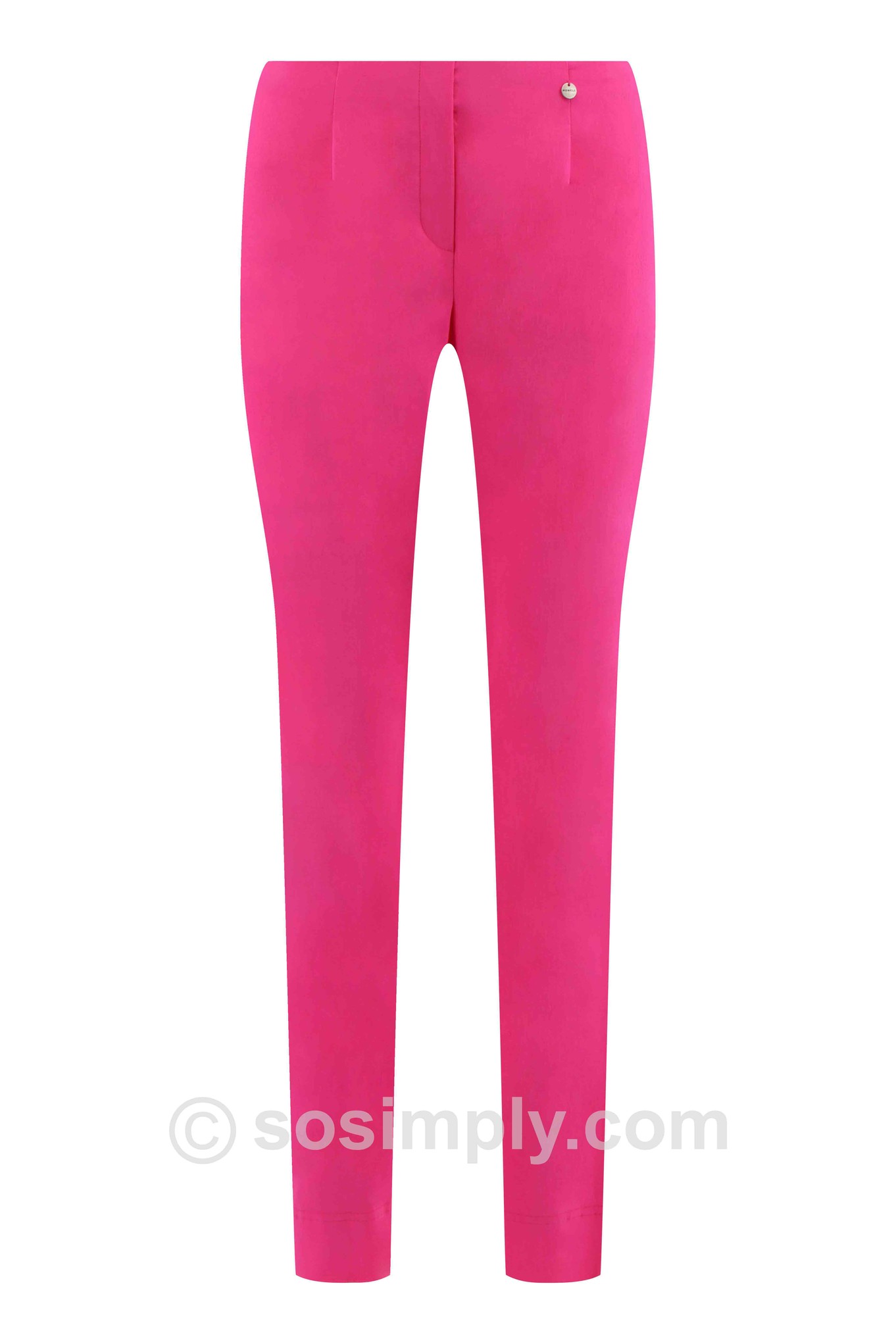 Robell Marie Petite Trousers Cabaret Pink 433