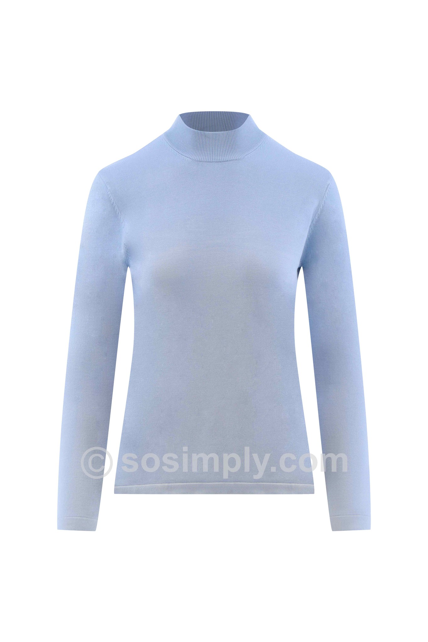 Sunday Turtle Neck Jumper Light Blue 61