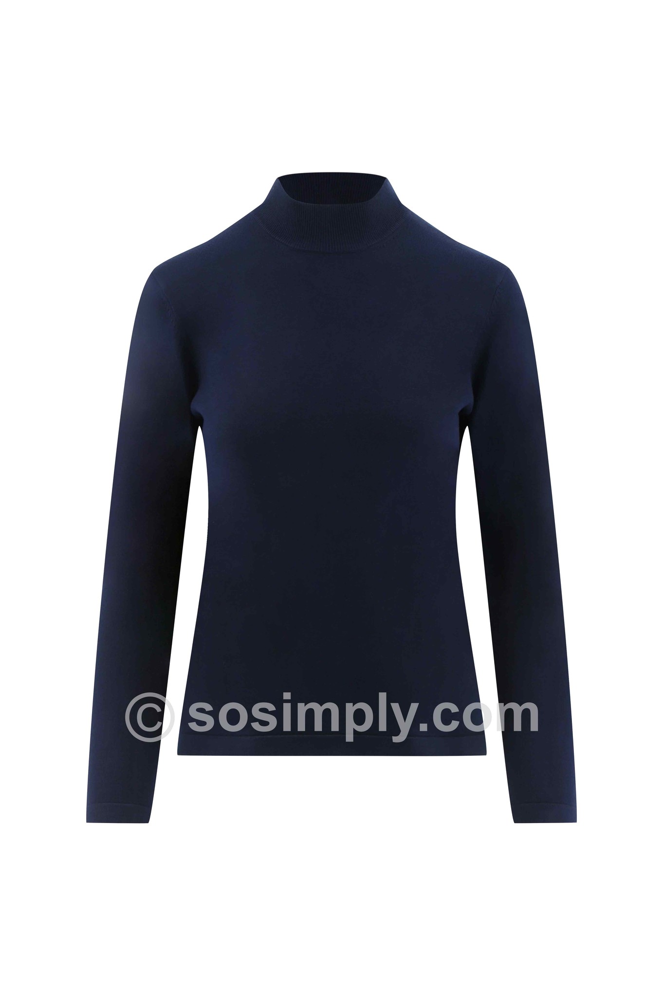 Sunday Turtle Neck Jumper Navy 69