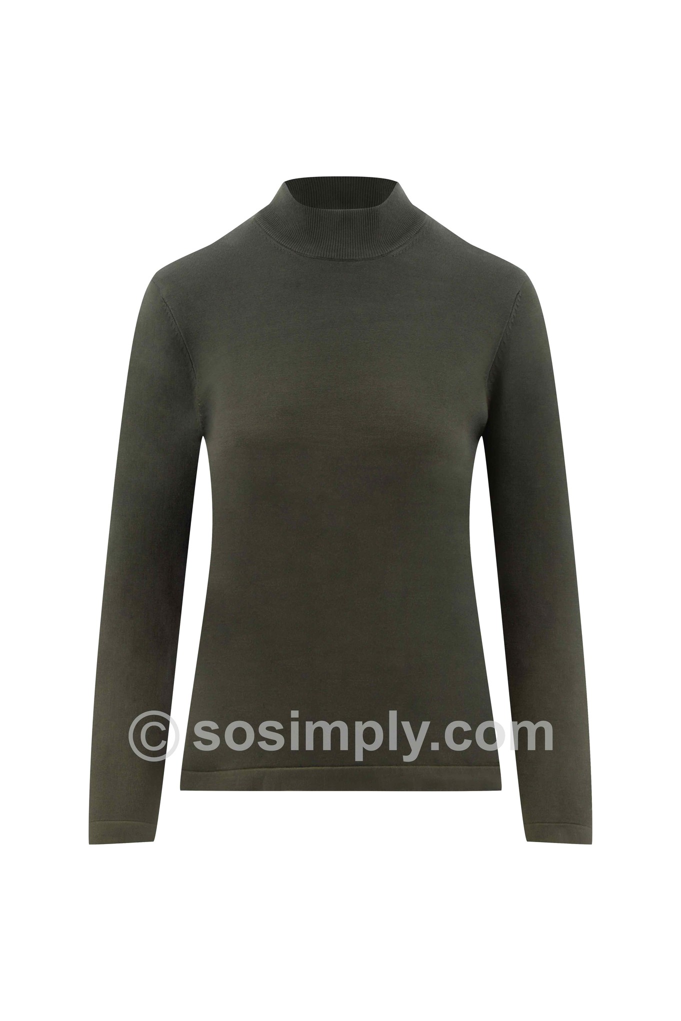 Sunday Turtle Neck Jumper Winter Moss 88
