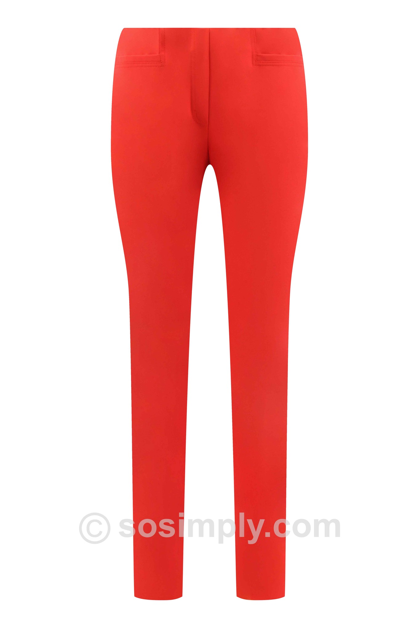 Robell Jacklyn Trousers Poppy Red 46