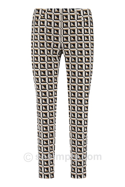 Robell Bella 09 Finezza Geometric Print, 51560-5643