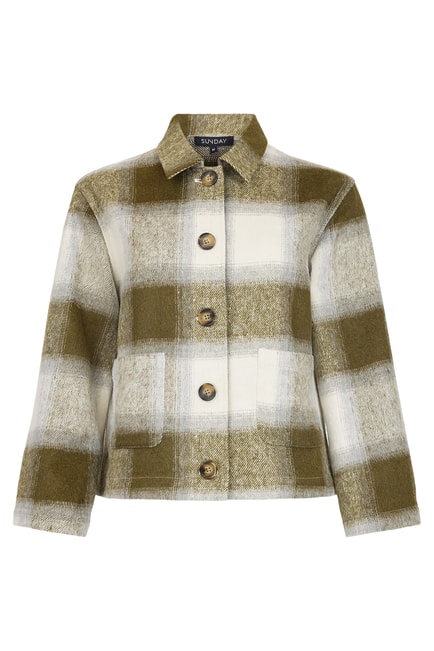 modest mood ジャケット Sunday Maddy Plaid Jacket, 6659-6338