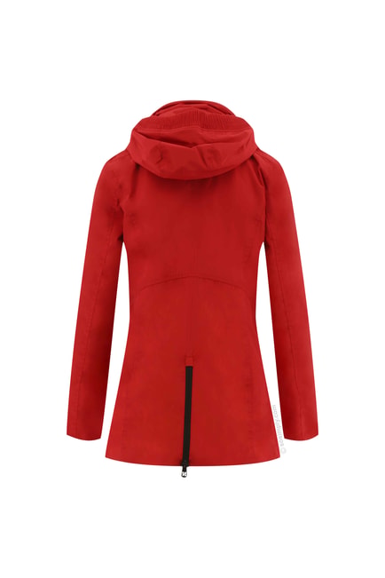 NORMANN Tuta Da Donna Stile Norvegese Con Cappuccio – Coral Fleece Rosso, Taglia 46-48, Lavabile In Lavatrice