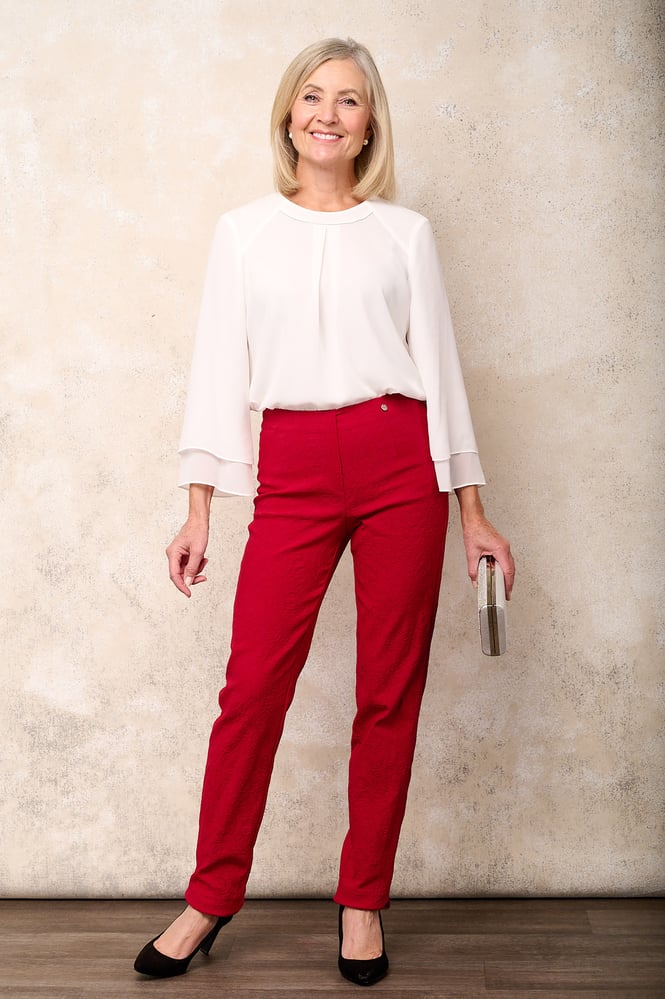 UNDRESSED JACQUARD BELLE STRAIGHT PANTS Jacquard pants - Shop