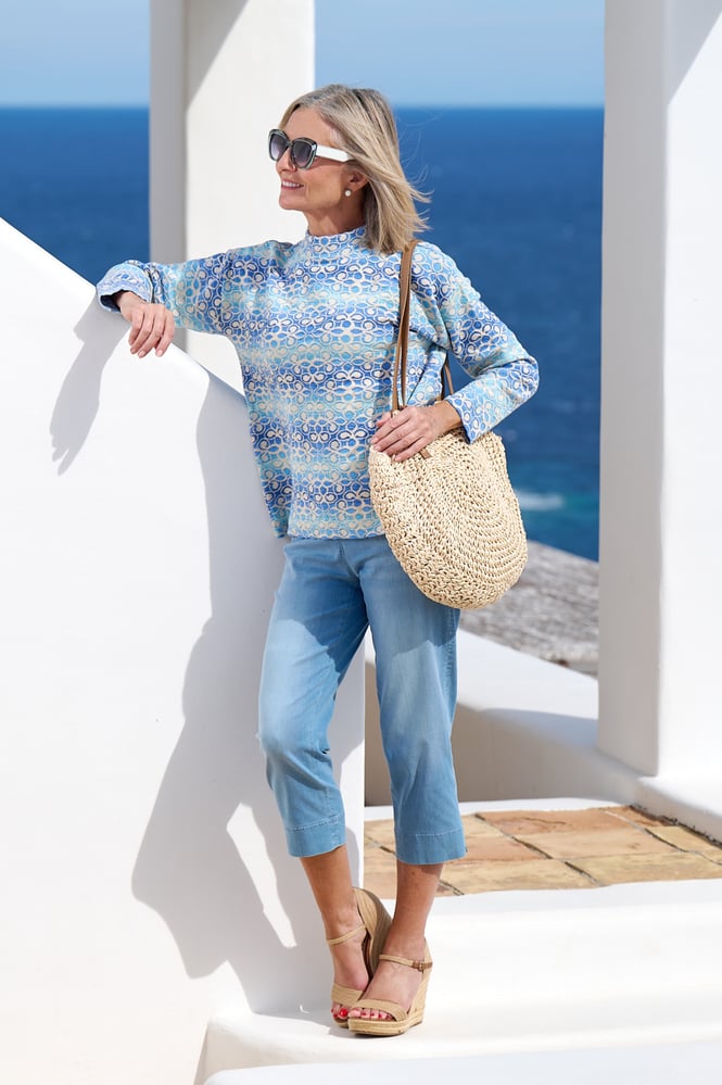 Robell Marie 07 Cropped Trousers | So Simply