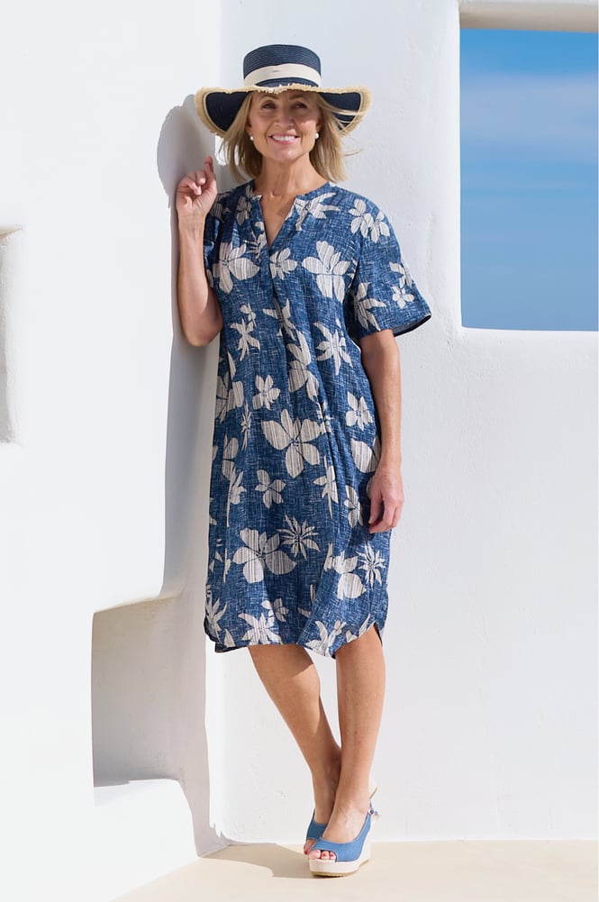 Women's Navy Short Sleeve Dresses | So Simply