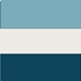 Kingfisher Blue Stripe Mix 7876